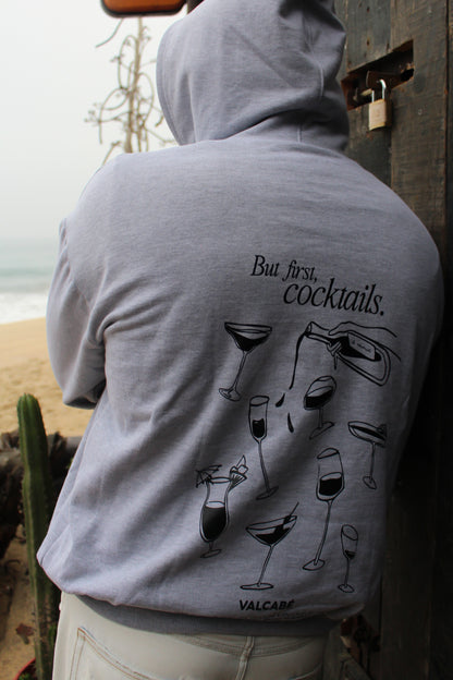 BUT FIRST COCKTAILS GRIS MELANGE OVERBOX